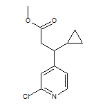 Methyl (S)-3-(2-Chloro-4-pyridyl)-3-cyclopropylpropanoate