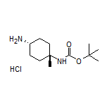 cis-1-(Boc-amino)-1-methylcyclohexane-4-amine Hydrochloride