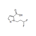 1-(3,3-Difluoropropyl)-1H-pyrazole-5-carboxylic Acid