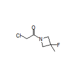2-Chloro-1-(3-fluoro-3-methylazetidin-1-yl)ethanone