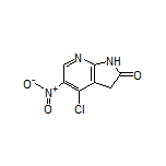 4-Chloro-5-nitro-7-azaindol-2(3H)-one