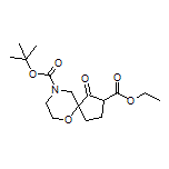 Ethyl 9-Boc-1-oxo-6-oxa-9-azaspiro[4.5]decane-2-carboxylate