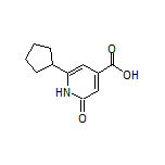 6-Cyclopentyl-2-oxo-1,2-dihydropyridine-4-carboxylic Acid