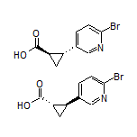 trans-2-(6-Bromopyridin-3-yl)cyclopropanecarboxylic Acid