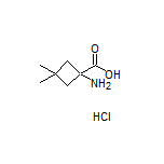 1-Amino-3,3-dimethylcyclobutanecarboxylic Acid Hydrochloride