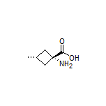 trans-1-Amino-3-methylcyclobutanecarboxylic Acid
