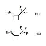 trans-2-(Trifluoromethyl)cyclobutanamine Hydrochloride