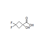 3,3-Difluoro-1-hydroxycyclobutanecarboxylic Acid