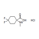 4,4-Difluoro-1-(methylamino)cyclohexanecarboxylic Acid Hydrochloride