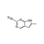 6-Methyl-7H-pyrrolo[2,3-d]pyrimidine-2-carbonitrile