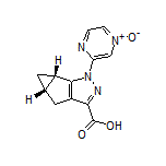 3-[(4aS,5aS)-3-Carboxy-4,4a,5,5a-tetrahydro-1H-cyclopropa[4,5]cyclopenta[1,2-c]pyrazol-1-yl)pyrazine 1-Oxide