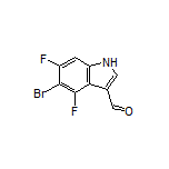 5-Bromo-4,6-difluoro-1H-indole-3-carbaldehyde