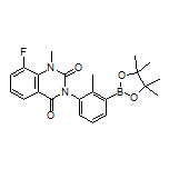 3-[8-Fluoro-1-methyl-2,4-dioxo-1,2-dihydroquinazolin-3(4H)-yl]-2-methylphenylboronic Acid Pinacol Ester