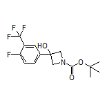 1-Boc-3-[4-fluoro-3-(trifluoromethyl)phenyl]-3-hydroxyazetidine