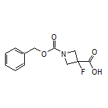 1-Cbz-3-fluoroazetidine-3-carboxylic Acid