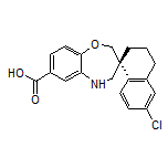 (R)-6’-Chloro-3’,4,4’,5-tetrahydro-2H,2’H-spiro[benzo[b][1,4]oxazepine-3,1’-naphthalene]-7-carboxylic Acid