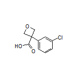 3-(3-Chlorophenyl)oxetane-3-carboxylic Acid