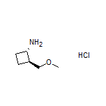 (1S,2S)-2-(Methoxymethyl)cyclobutanamine Hydrochloride