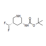 (3R,5S)-3-(Boc-amino)-5-(difluoromethyl)piperidine