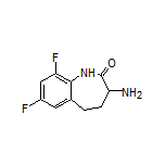 3-Amino-7,9-difluoro-4,5-dihydro-1H-benzo[b]azepin-2(3H)-one