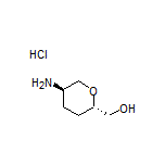 [(2S,5R)-5-Aminotetrahydro-2H-pyran-2-yl]methanol Hydrochloride