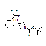 1-Boc-3-hydroxy-3-[2-(trifluoromethyl)phenyl]azetidine