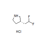(S)-3-(2,2-Difluoroethyl)pyrrolidine Hydrochloride