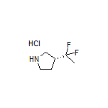 (R)-3-(1,1-Difluoroethyl)pyrrolidine Hydrochloride