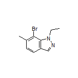 7-Bromo-1-ethyl-6-methylindazole