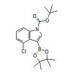 1-Boc-4-chloroindole-3-boronic Acid Pinacol Ester