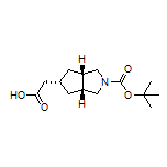 (3aR,5r,6aS)-rel-2-Boc-octahydrocyclopenta[c]pyrrole-5-acetic Acid