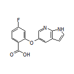 2-[(7-Azaindol-5-yl)oxy]-4-fluorobenzoic Acid