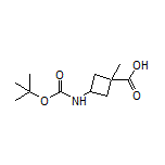 3-(Boc-amino)-1-methylcyclobutanecarboxylic Acid