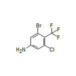 3-Bromo-5-chloro-4-(trifluoromethyl)aniline
