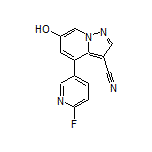 4-(6-Fluoro-3-pyridyl)-6-hydroxypyrazolo[1,5-a]pyridine-3-carbonitrile