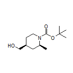 (2S,4S)-1-Boc-4-(hydroxymethyl)-2-methylpiperidine