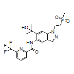 N-[6-(2-Hydroxypropan-2-yl)-1-[2-(methylsulfonyl)ethyl]-1H-indazol-5-yl]-6-(trifluoromethyl)picolinamide