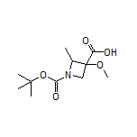 1-Boc-3-methoxy-2-methylazetidine-3-carboxylic Acid