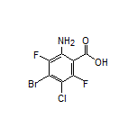 4-Bromo-5-chloro-3,6-difluoroanthranilic Acid
