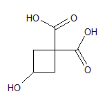 3-Hydroxycyclobutane-1,1-dicarboxylic Acid