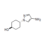 trans-4-(4-Amino-1-pyrazolyl)cyclohexanol