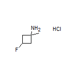 3-Fluoro-1-methylcyclobutanamine Hydrochloride