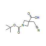1-Boc-3-(cyanomethyl)azetidine-3-carboxylic Acid