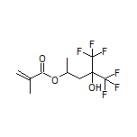 5,5,5-Trifluoro-4-hydroxy-4-(trifluoromethyl)-2-pentyl Methacrylate
