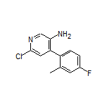 6-Chloro-4-(4-fluoro-2-methylphenyl)pyridin-3-amine