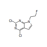 2,4-Dichloro-7-(2-fluoroethyl)-7H-pyrrolo[2,3-d]pyrimidine