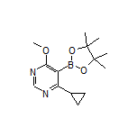 4-Cyclopropyl-6-methoxypyrimidine-5-boronic Acid Pinacol Ester