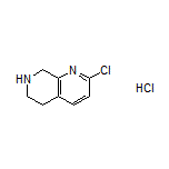 2-Chloro-5,6,7,8-tetrahydro-1,7-naphthyridine Hydrochloride