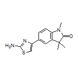 5-(2-Amino-4-thiazolyl)-1,3,3-trimethylindolin-2-one