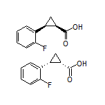 cis-2-(2-Fluorophenyl)cyclopropanecarboxylic Acid